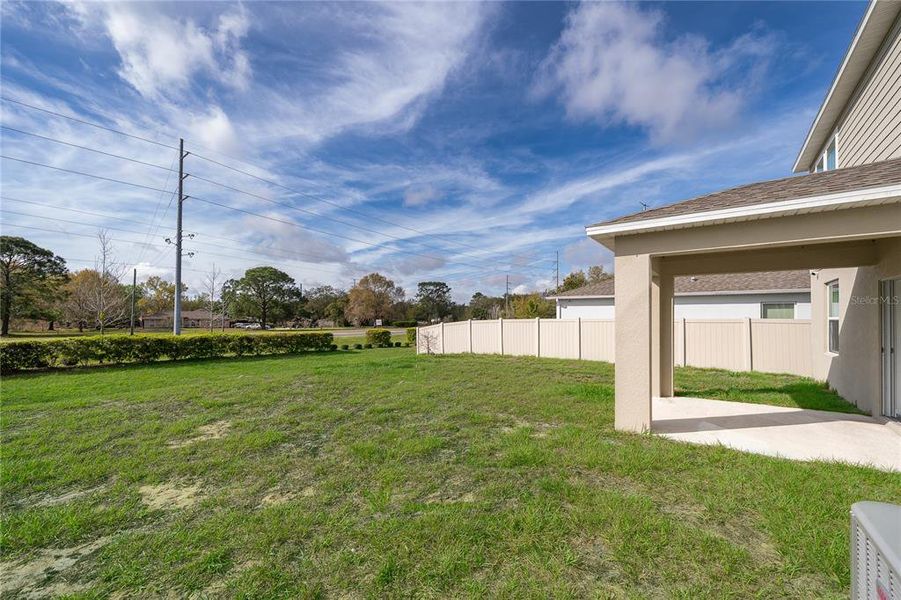 Exterior details and patio area of a home in Marion Creek, Haines City (Image 3). Exterior details and patio area of a home in Marion Creek, Haines City (Image 3).