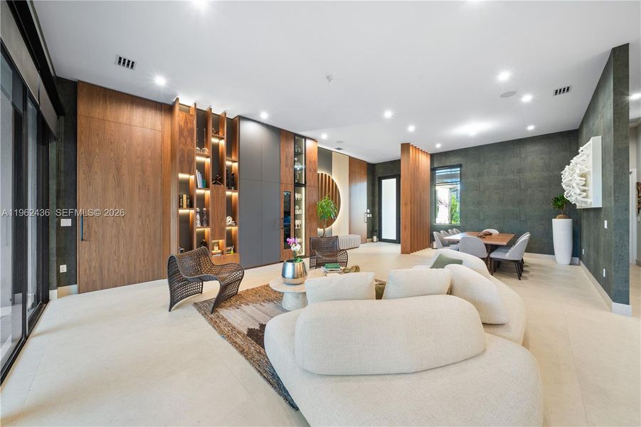 Furnished interior view inside a new home in , Miami (Image 35). Furnished interior view inside a new home in , Miami (Image 35).