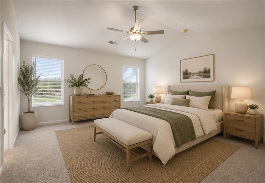 Furnished interior view inside a new home in Vickers Point - Single Family, Fairburn (Image 16).