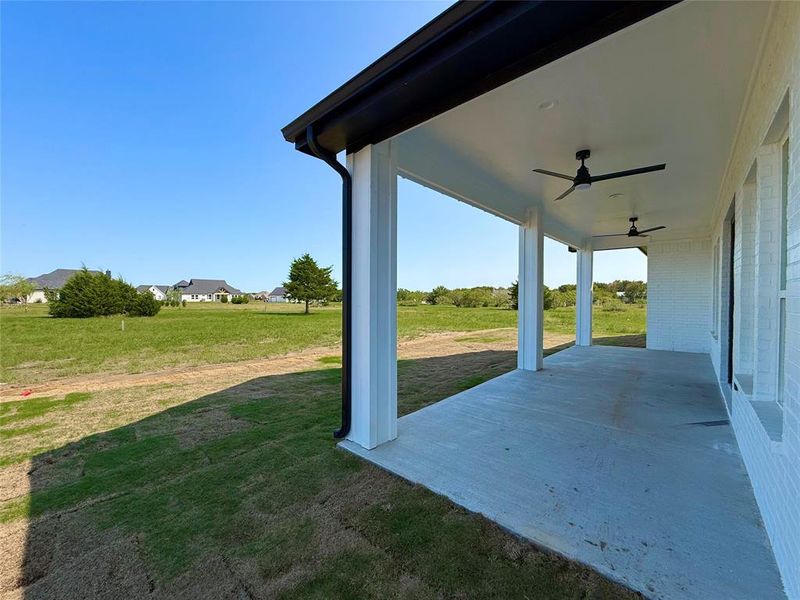 Front exterior of a new home in , Royse City, TX, highlighting curb appeal (Image 1). Front exterior of a new home in , Royse City, TX, highlighting curb appeal (Image 1).