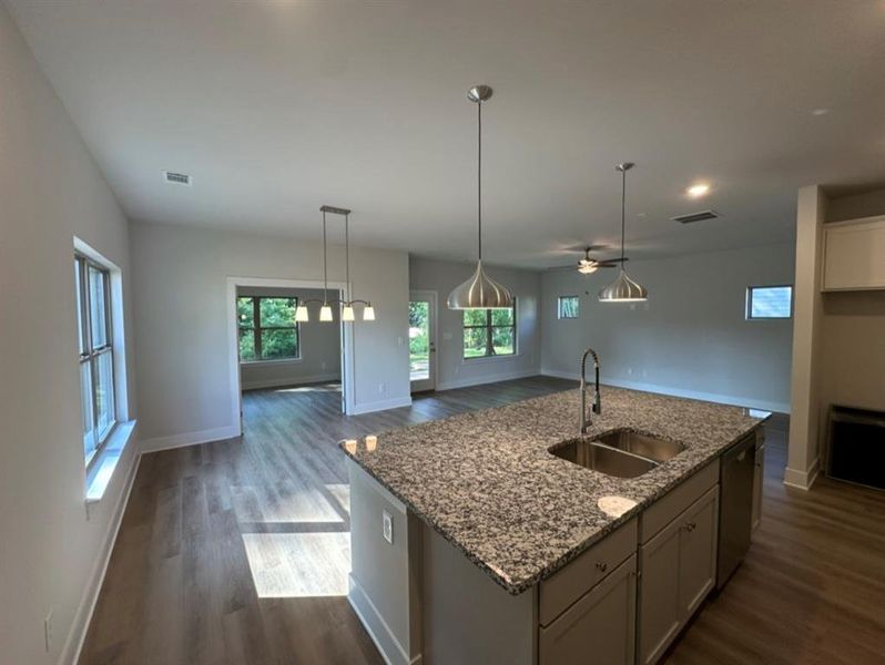 Furnished interior view inside a new home in , Buford (Image 5).