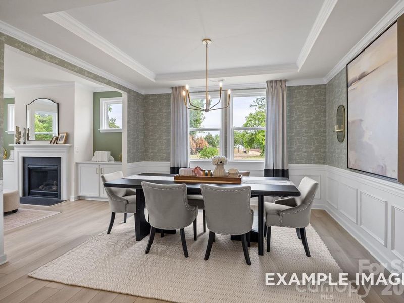Furnished interior view inside a new home in Windgate, Mooresville (Image 11).