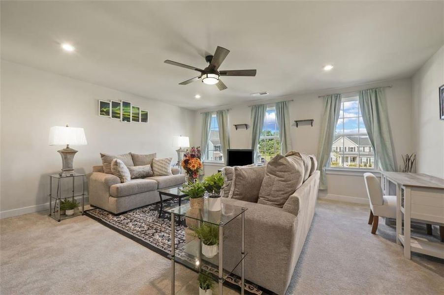 Furnished interior view inside a new home in , Locust Grove (Image 5).