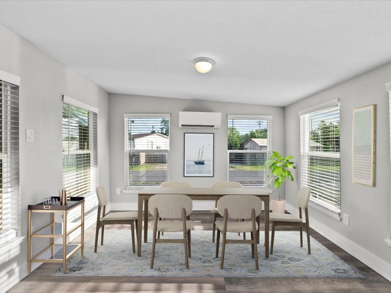 Furnished interior view inside a new home in , Dickinson (Image 10). Furnished interior view inside a new home in , Dickinson (Image 10).