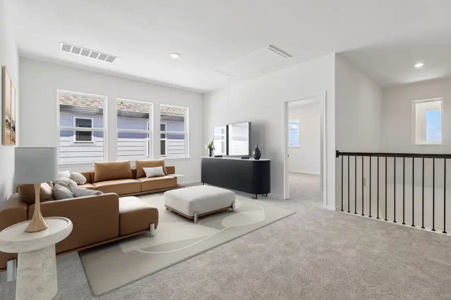 Representative furnished interior of a home built from the Windsor by Taylor Morrison in Easton Park, Austin (Image 11). Representative furnished interior of a home built from the Windsor by Taylor Morrison in Easton Park, Austin (Image 11).