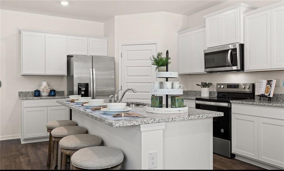 Furnished interior view inside a new home in Twin Lakes, Hoschton (Image 16).