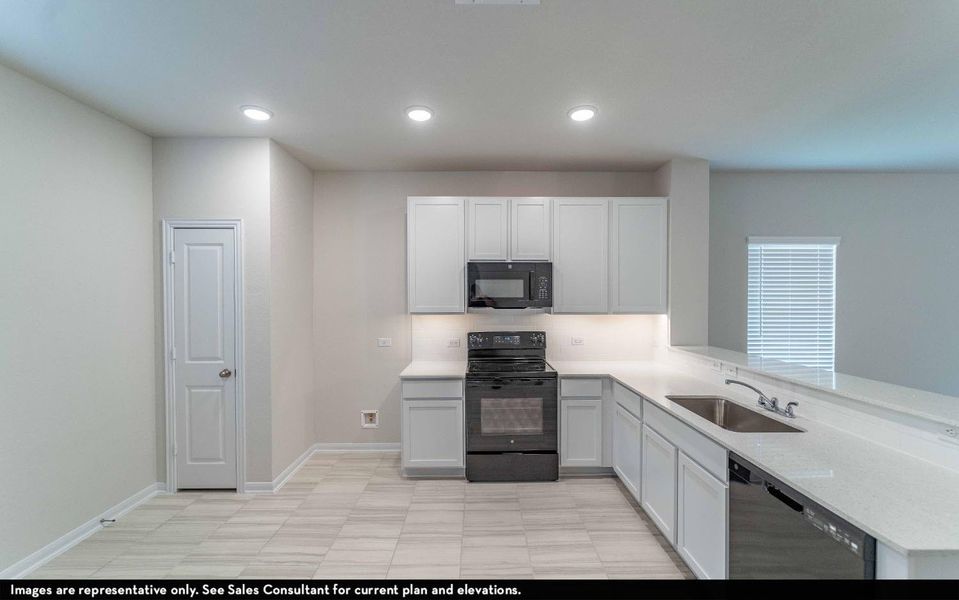 Furnished interior view inside a new home in Steed Landing, Texas City (Image 3).