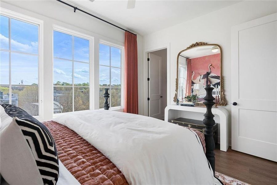 Furnished interior view inside a new home in , Atlanta (Image 9).