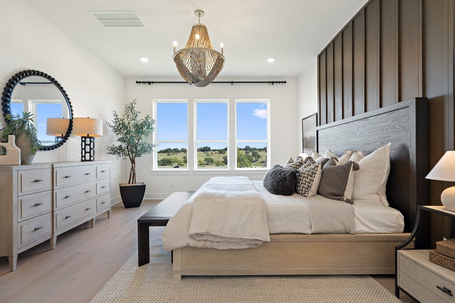 Furnished interior view inside a new home in Lagos Reserve, Manor (Image 22).