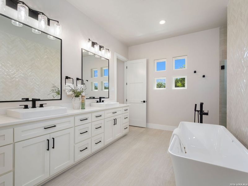 Furnished interior view inside a new home in , San Antonio (Image 40).