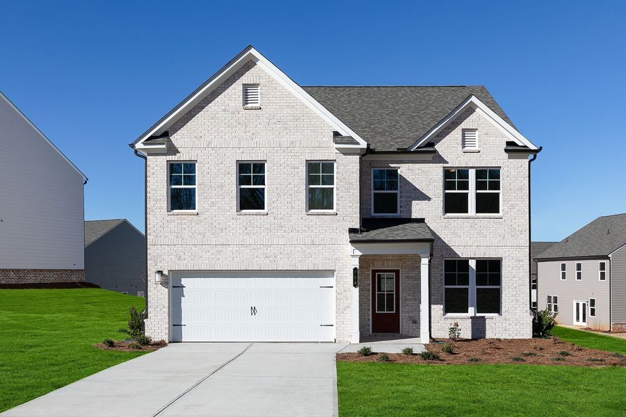 Representative exterior photo of a completed home built from the The Kershaw by Stanley Martin Homes in Riverside Ridge, Lawrenceville, GA (Image 124).