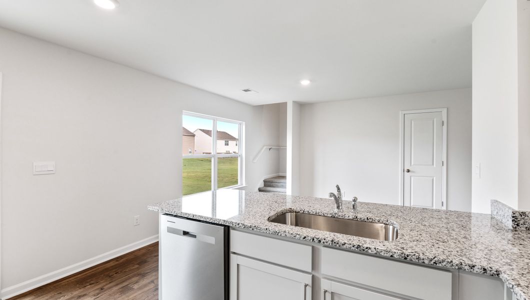 Representative furnished interior of a home built from the BRANDON by D.R. Horton in Gibson Grove, Laurens (Image 10).