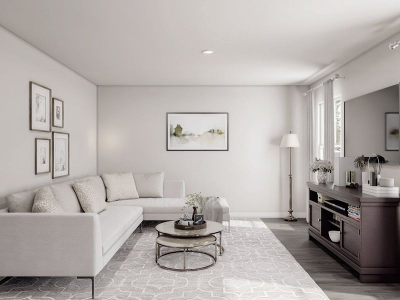 Furnished interior view inside a new home in Park Central, Mineola (Image 5).