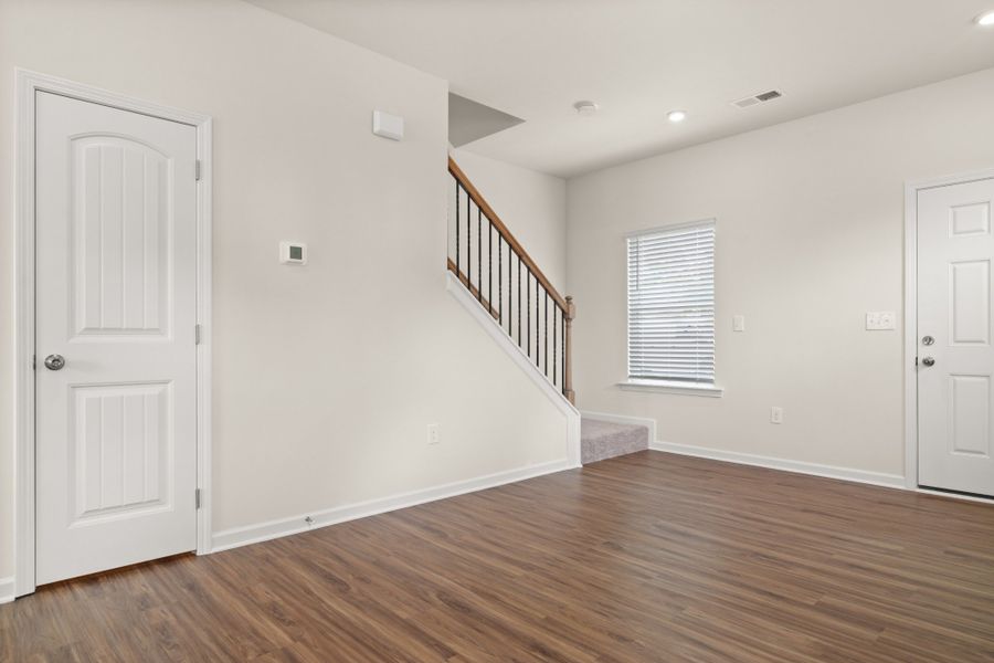 Spacious, unfurnished interior of a new home in Cantigny Park, Clarksville (Image 22). Spacious, unfurnished interior of a new home in Cantigny Park, Clarksville (Image 22).