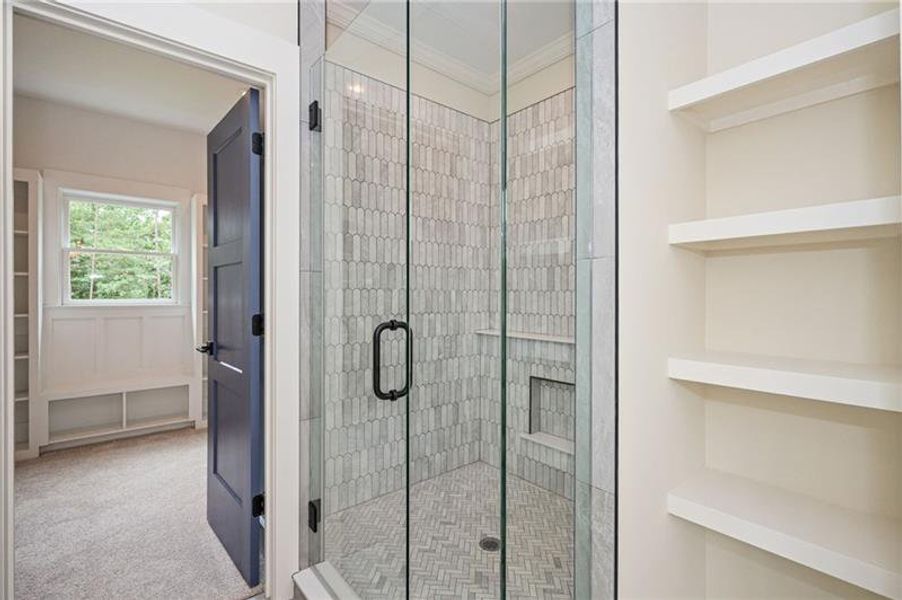 Close-up of interior finishes inside a home in , Monroe (Image 48).