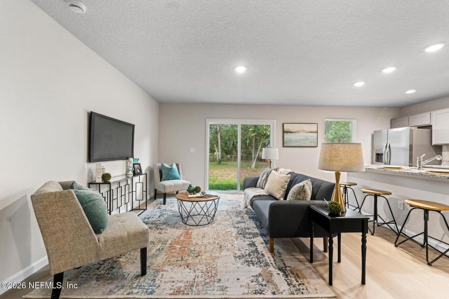 Furnished interior view inside a new home in , Jacksonville (Image 18).