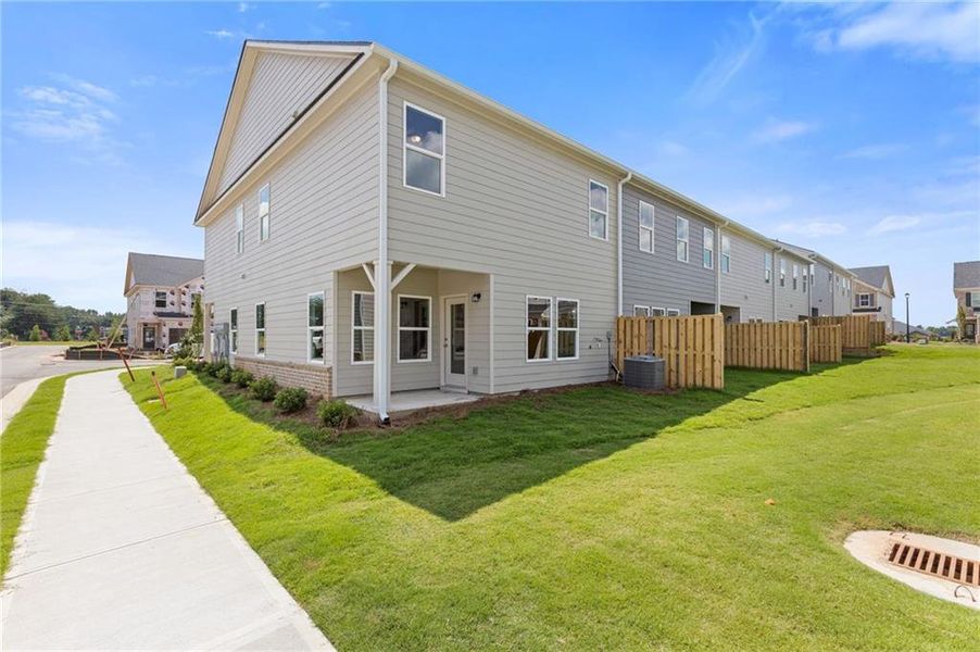 Exterior details and patio area of a home in , Dacula (Image 2).