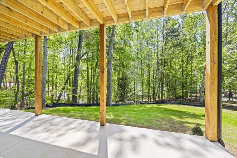 Exterior details and patio area of a home in , Lavonia (Image 34).