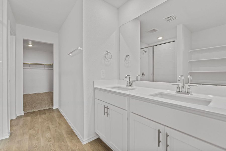 Furnished interior view inside a new home in Palomino, Manor (Image 11).