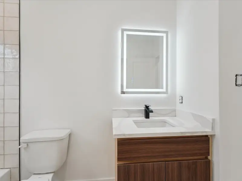 Furnished interior view inside a new home in , Houston (Image 10).