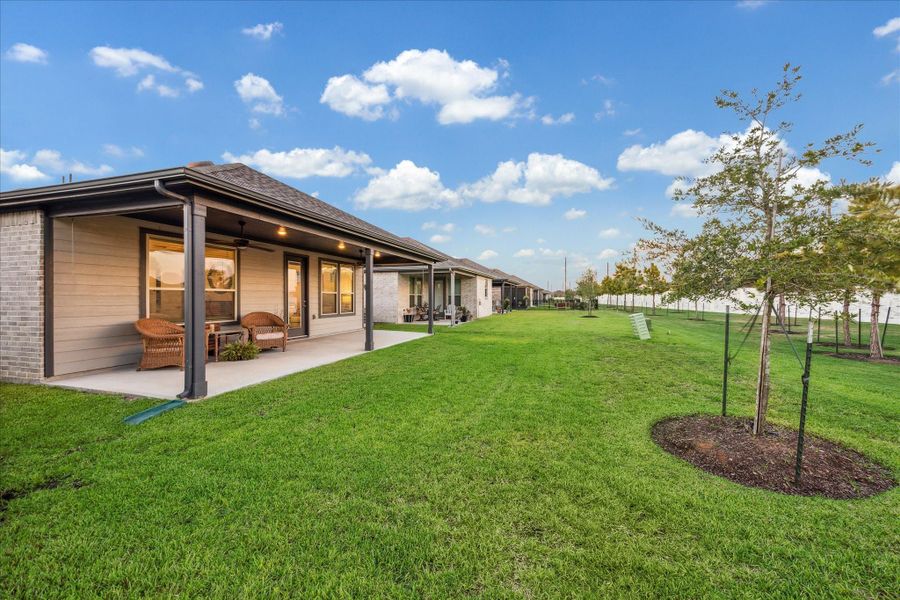 Exterior details and patio area of a home in , Fulshear (Image 2). Exterior details and patio area of a home in , Fulshear (Image 2).