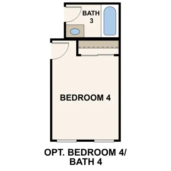 2D floor plan layout of this home in Skyline Village, San Tan Valley, AZ (Image 3).