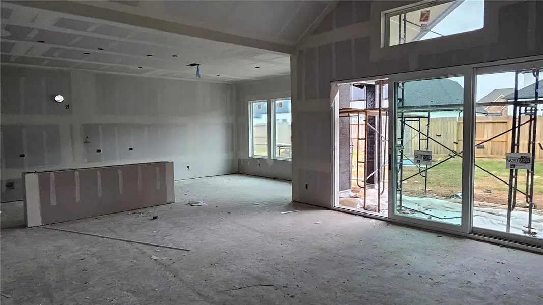 In-progress construction of a new home in , Missouri City, TX (Image 5).