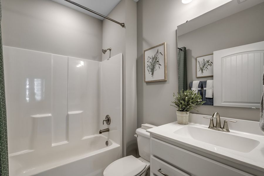 Furnished interior view inside a new home in Marshfield Gardens, Longs (Image 10).