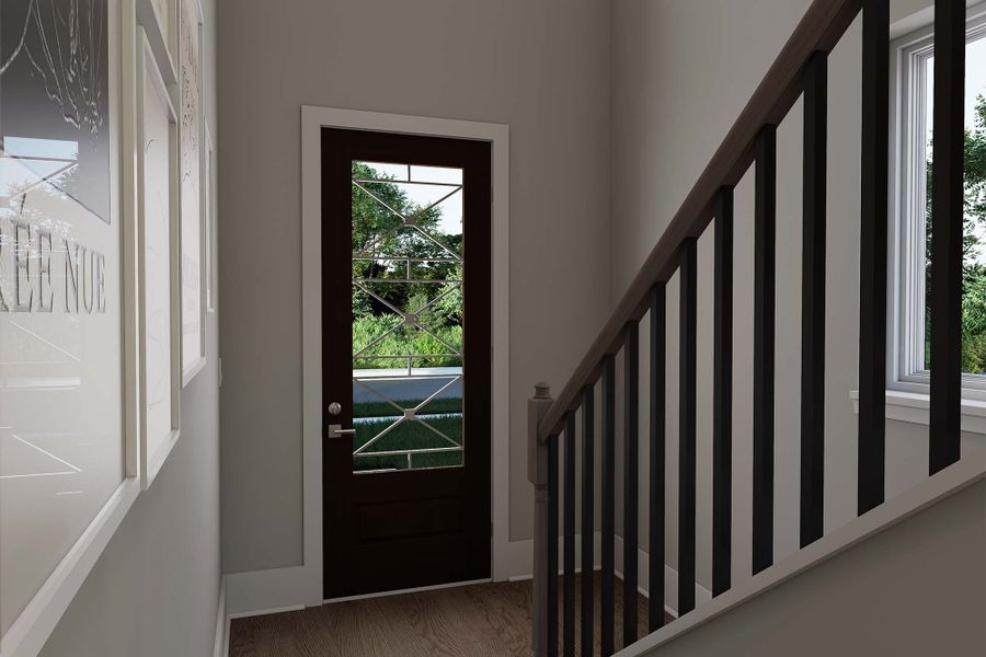Representative unfurnished interior of a home built from the The Fable by David Weekley Homes in Reserve at Park Row, Houston (Image 15).