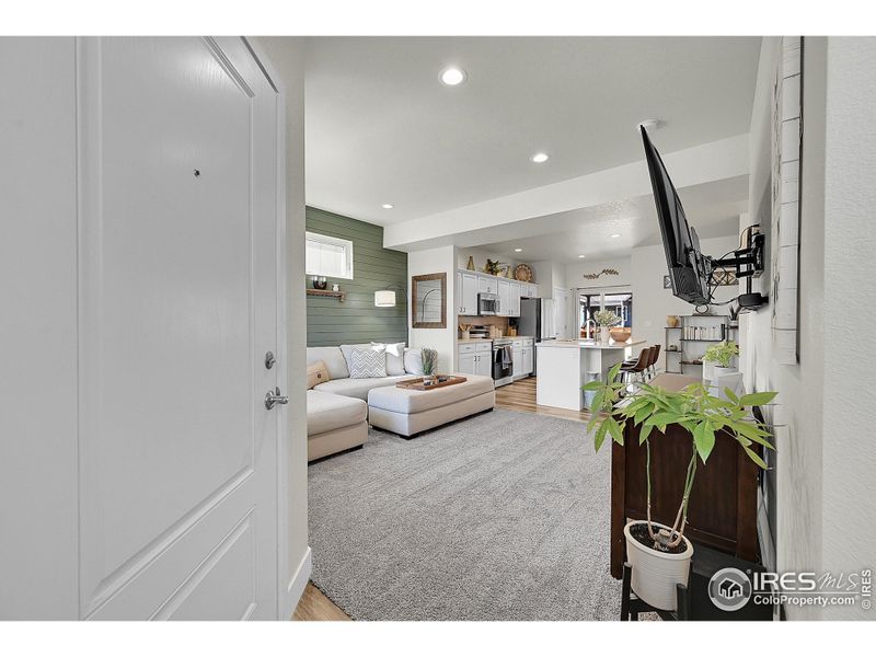 Furnished interior view inside a new home in , Loveland (Image 10).