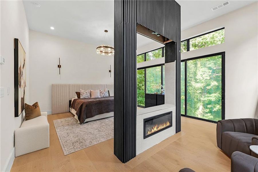 Furnished interior view inside a new home in , Atlanta (Image 17).
