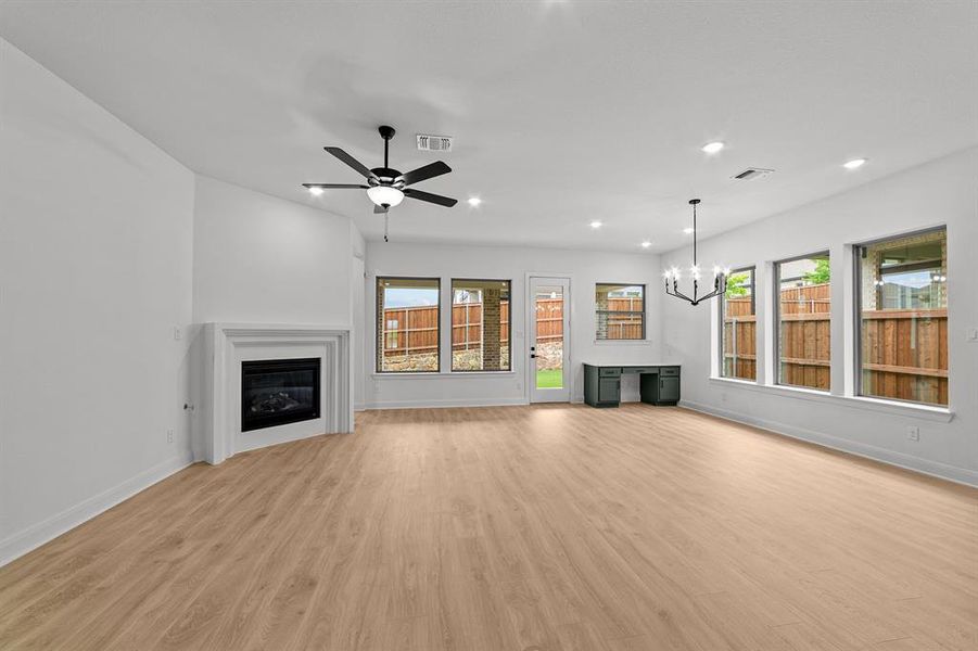 Spacious, unfurnished interior of a new home in South Pointe  Cottage Series, Mansfield (Image 16).