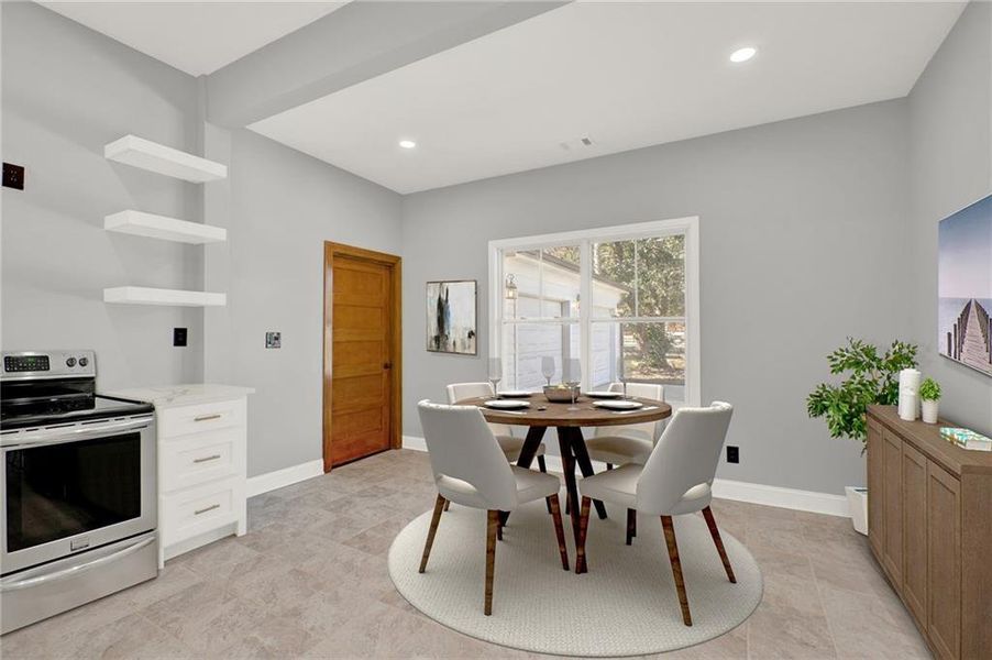 Furnished interior view inside a new home in , Rockmart (Image 17).