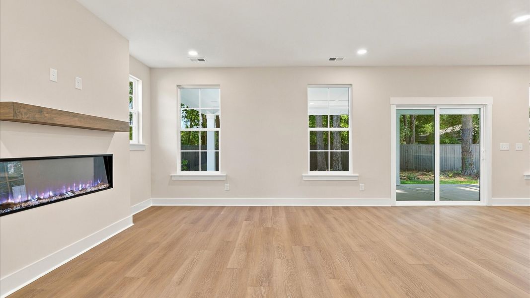 Representative furnished interior of a home built from the Pritchard by DRB Homes in Oak Bend, Charleston (Image 7).