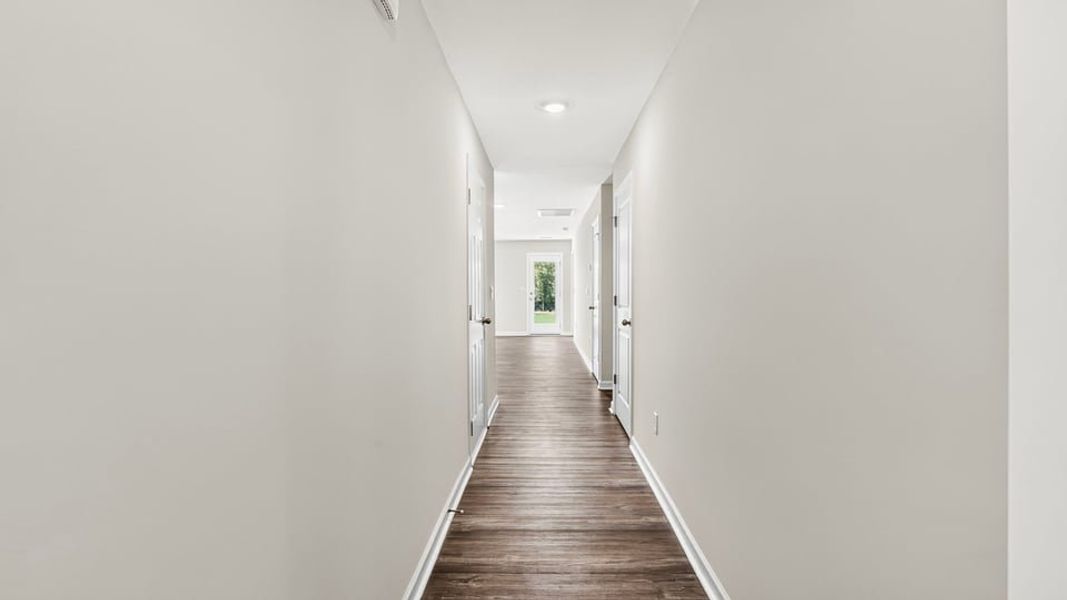 Spacious, unfurnished interior of a new home in Harper Ridge, Roebuck (Image 15). Spacious, unfurnished interior of a new home in Harper Ridge, Roebuck (Image 15).