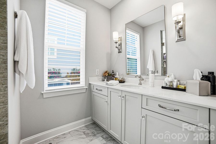 Furnished interior view inside a new home in , Huntersville (Image 26).