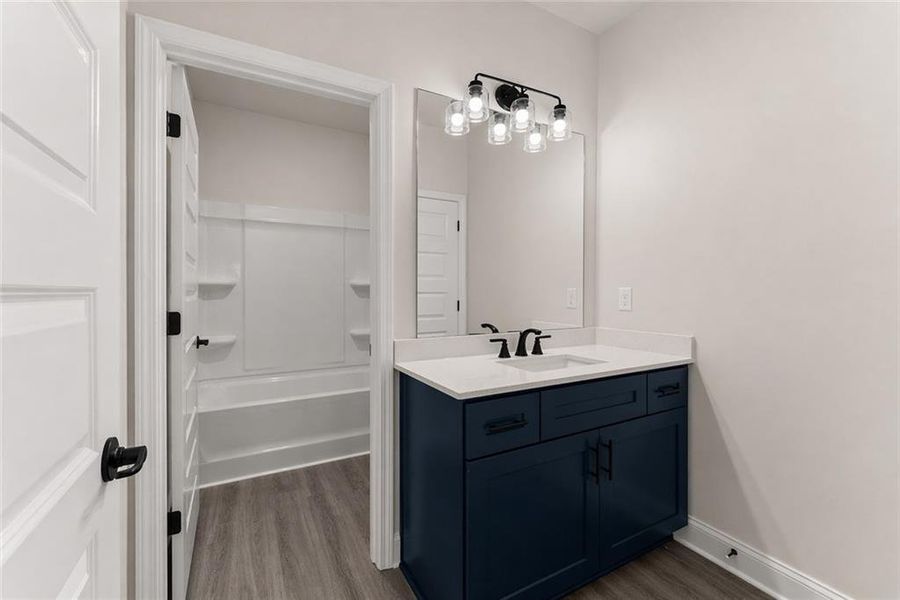 Furnished interior view inside a new home in Thunder Ridge, Dawsonville (Image 11).