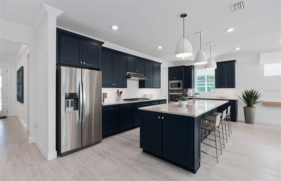 Furnished interior view inside a new home in Del Webb Lakehaven, Clermont (Image 23).