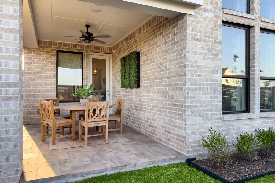 Representative Patio - some options shown