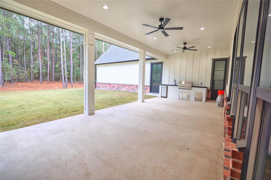 Exterior details and patio area of a home in , Waller (Image 3). Exterior details and patio area of a home in , Waller (Image 3).