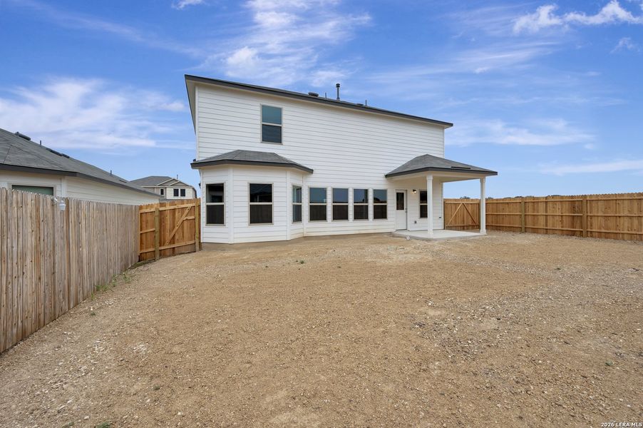 Exterior details and patio area of a home in Winding Brook, San Antonio (Image 3).