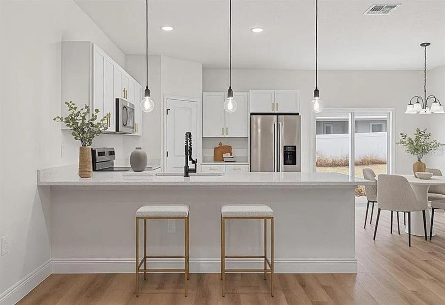 Furnished interior view inside a new home in , Ocala (Image 6).