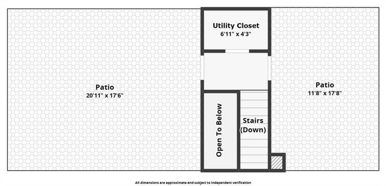 2D floor plan layout of this home in , Dallas, TX (Image 29).