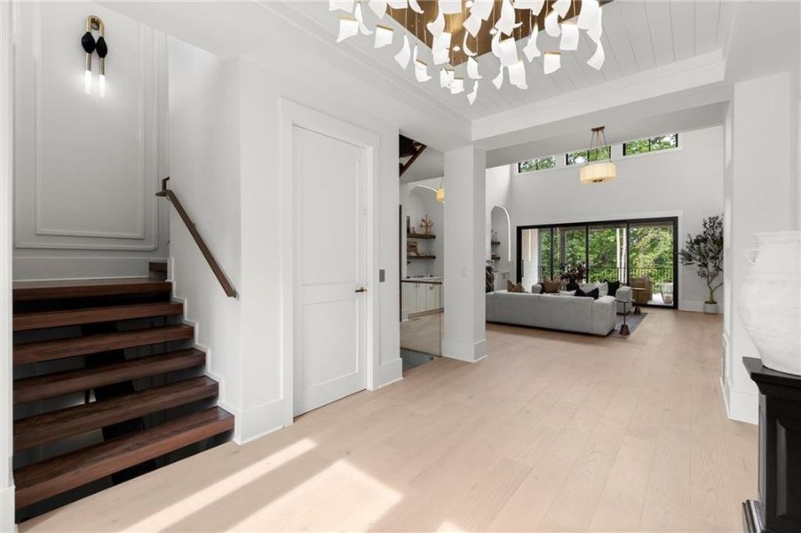 Furnished interior view inside a new home in , Alpharetta (Image 64).