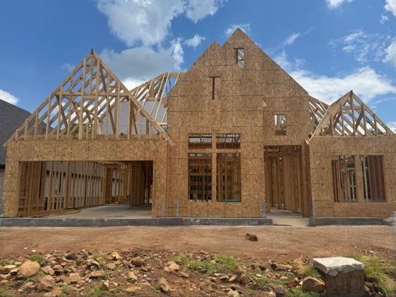 In-progress construction of a new home in Chambers Creek, Willis, TX (Image 4).