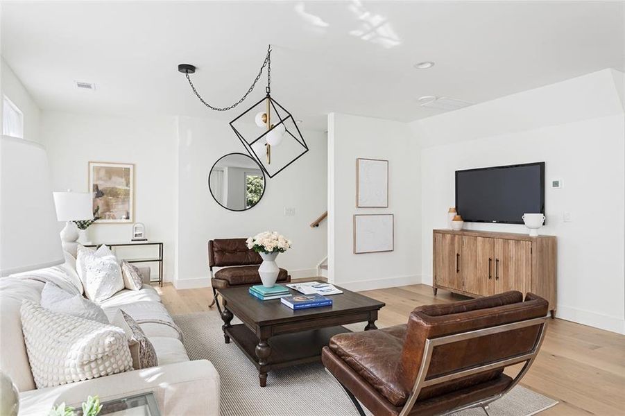 Furnished interior view inside a new home in , Atlanta (Image 12).