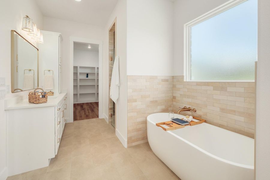 Furnished interior view inside a new home in , Liberty Hill (Image 16).