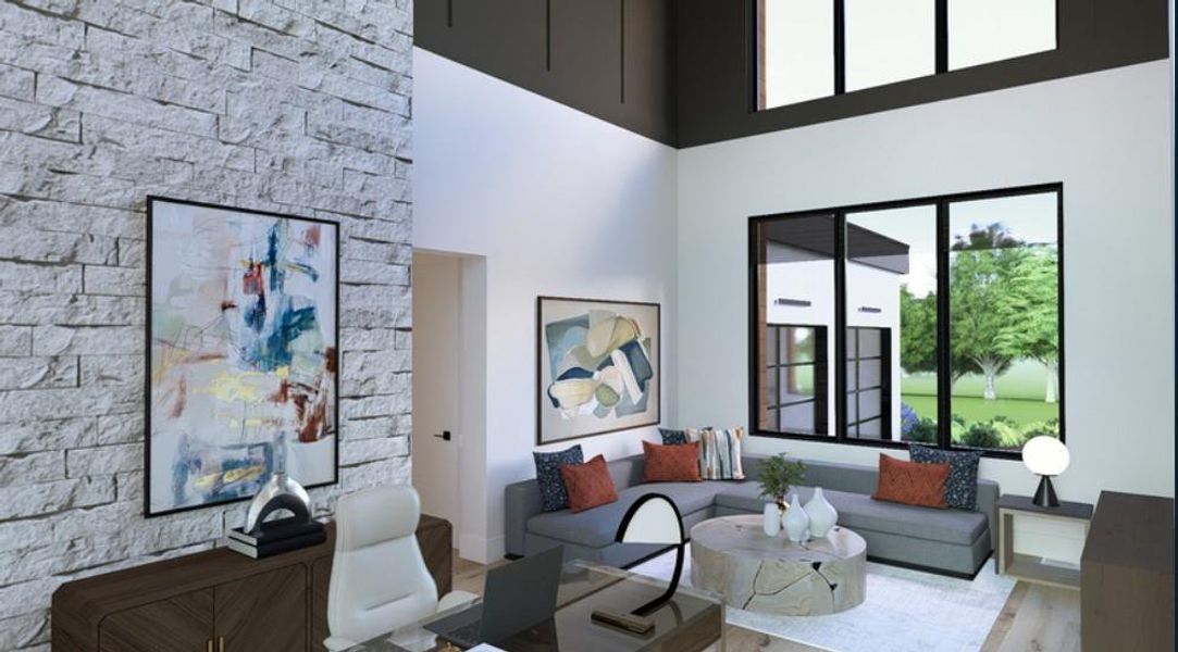 Furnished interior view inside a new home in , Gainesville (Image 11). Furnished interior view inside a new home in , Gainesville (Image 11).