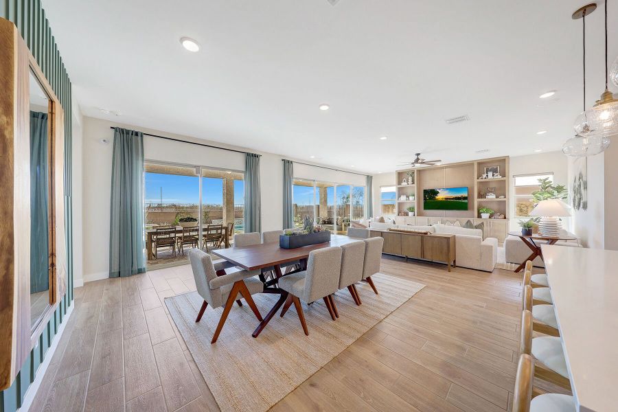 Representative furnished interior of a home built from the Garnet by Mattamy Homes in Tierra Vistoso, Surprise (Image 29).