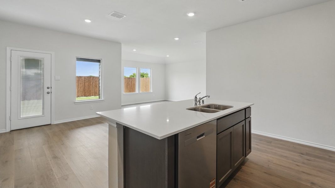 Furnished interior view inside a new home in Saddlebrook, Waxahachie (Image 3).